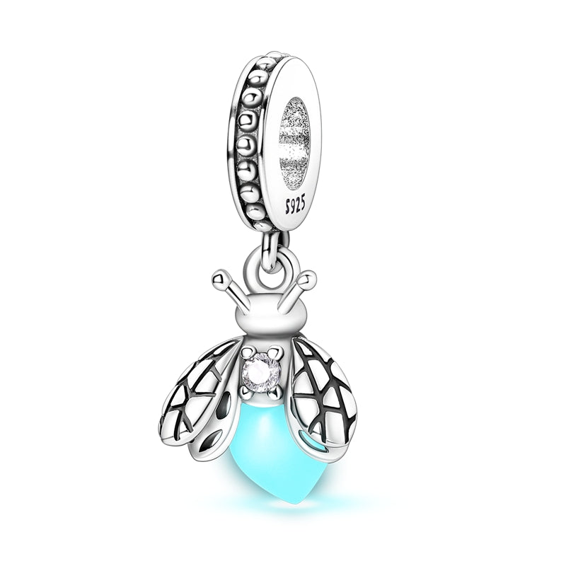 Light Bee Charm S925 Sterling Silver
