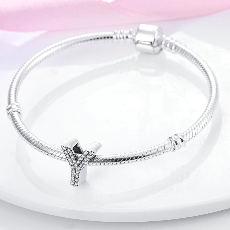 Y Charm S925 Sterling Silver