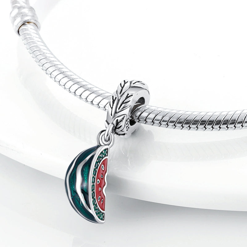 Watermelon Charm S925 Sterling Silver