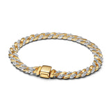 Iced Cuban Link Bracelet 18K Gold Plate (Copy)