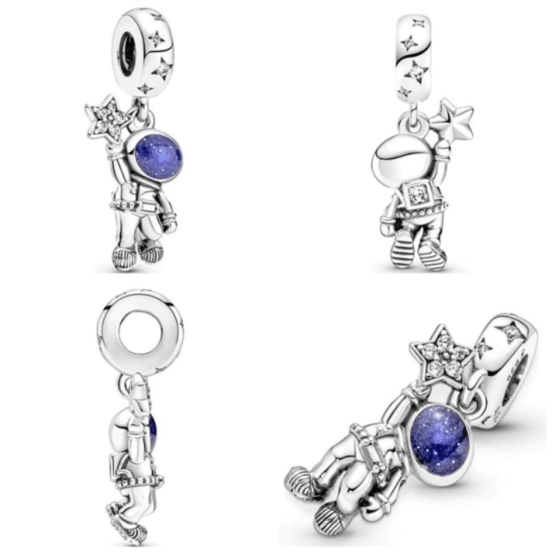 Astronaut Charm S925 Sterling Silver