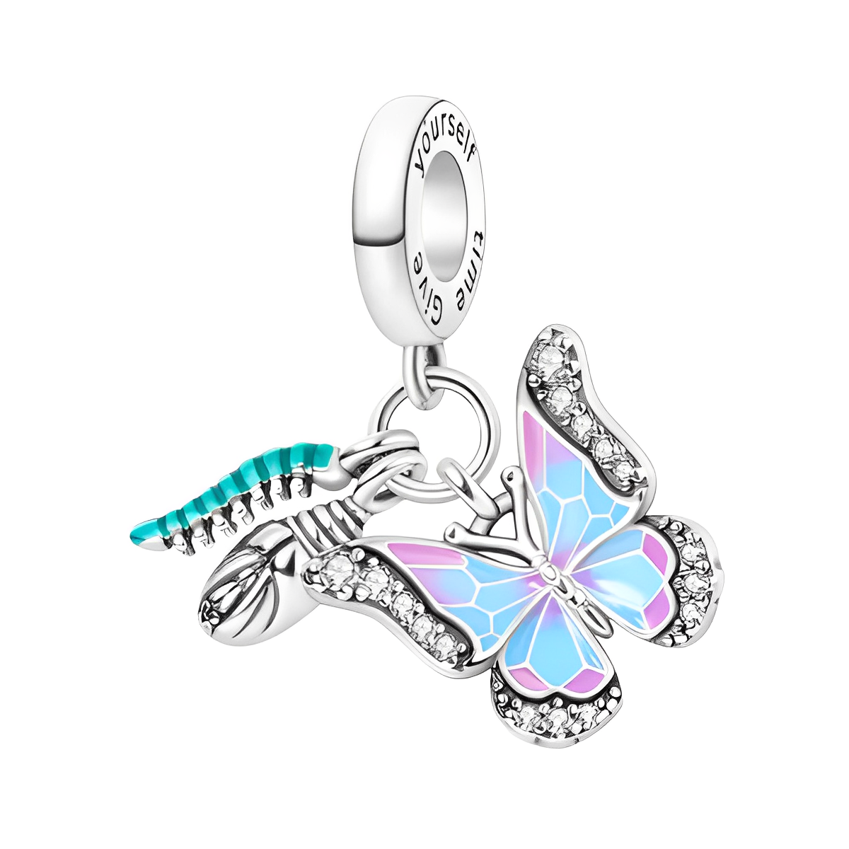 Barbie Butterfly Charm S925 Sterling Silver