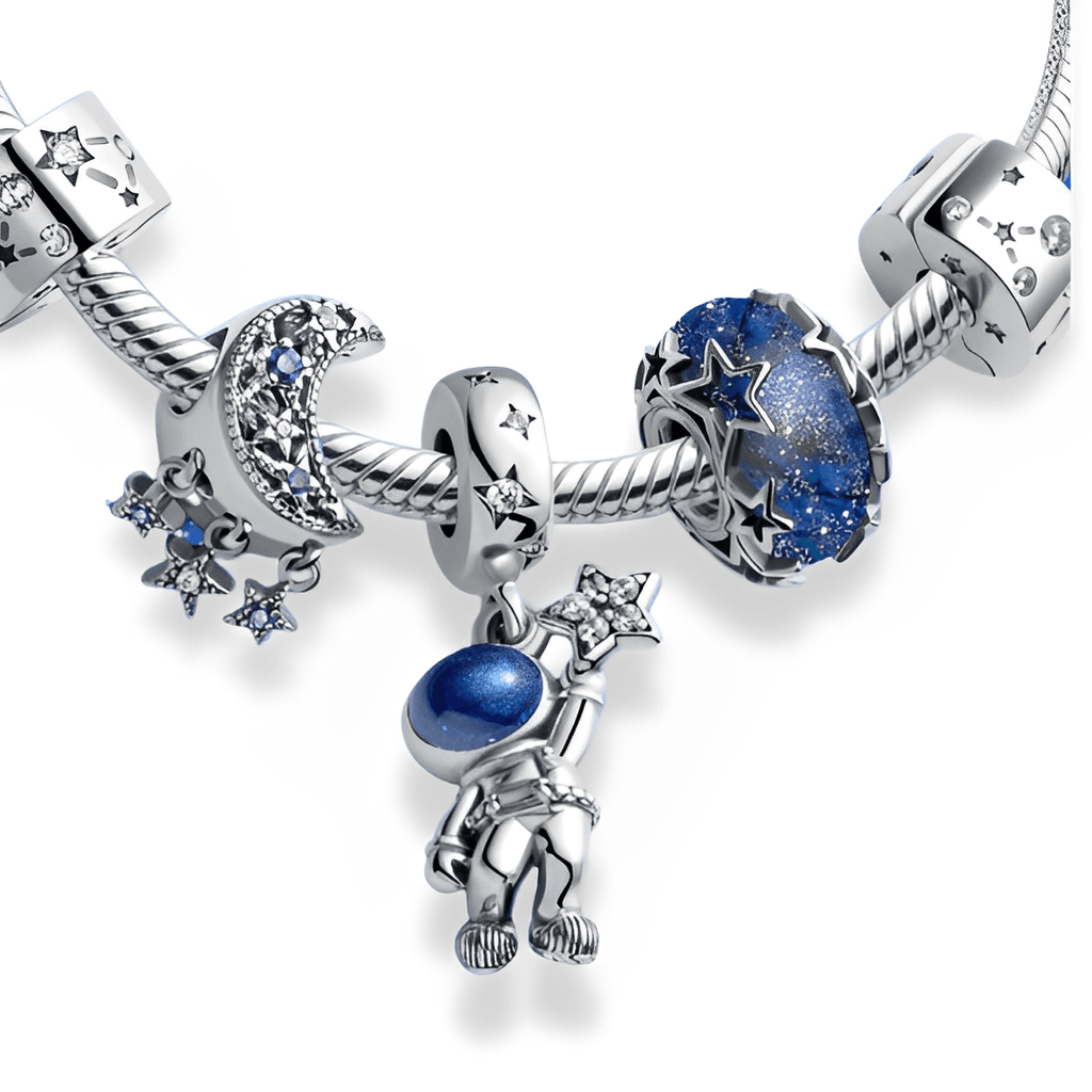 Astronaut Charm S925 Sterling Silver