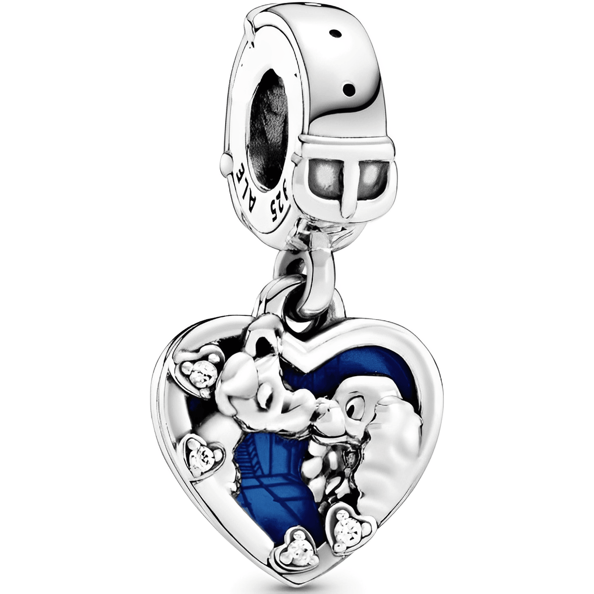 "The Lady and the Tramp" Charm S925 Sterling Silver