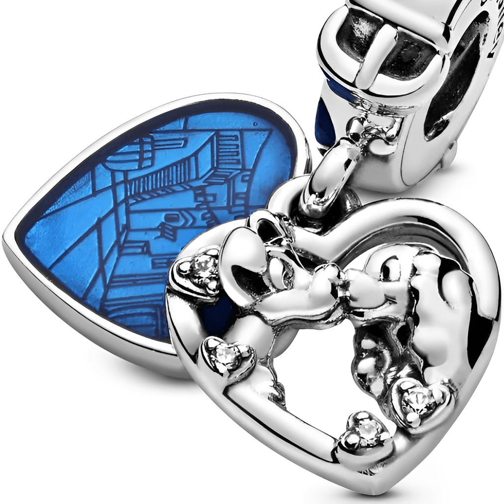 "The Lady and the Tramp" Charm S925 Sterling Silver