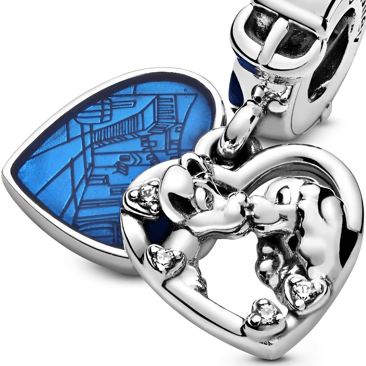 "The Lady and the Tramp" Charm S925 Sterling Silver