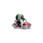 Christmas Car Charm S925 Sterling Silver