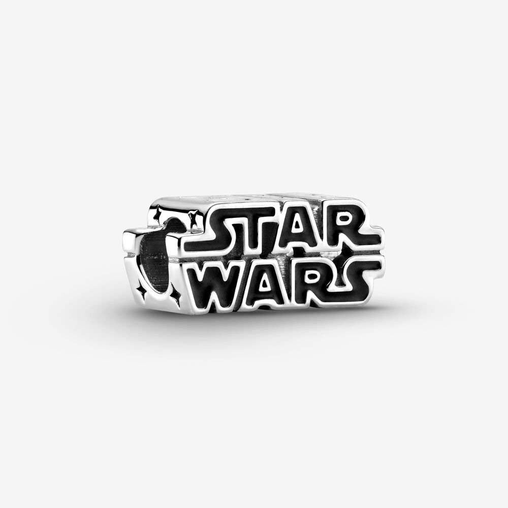 Disney Star War 3D Logo S925 Charm Sterling Silver