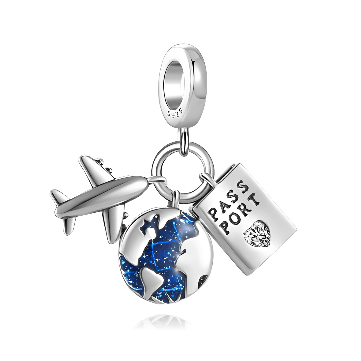 Travel Charm S925 Sterling Silver