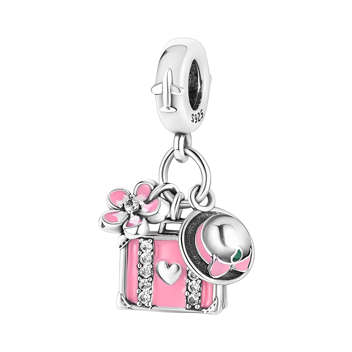 Barbie Travel Charm S925 Sterling Silver