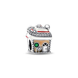 Christmas Box Charm S925 Sterling Silver