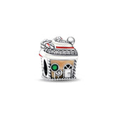 Christmas Box Charm S925 Sterling Silver