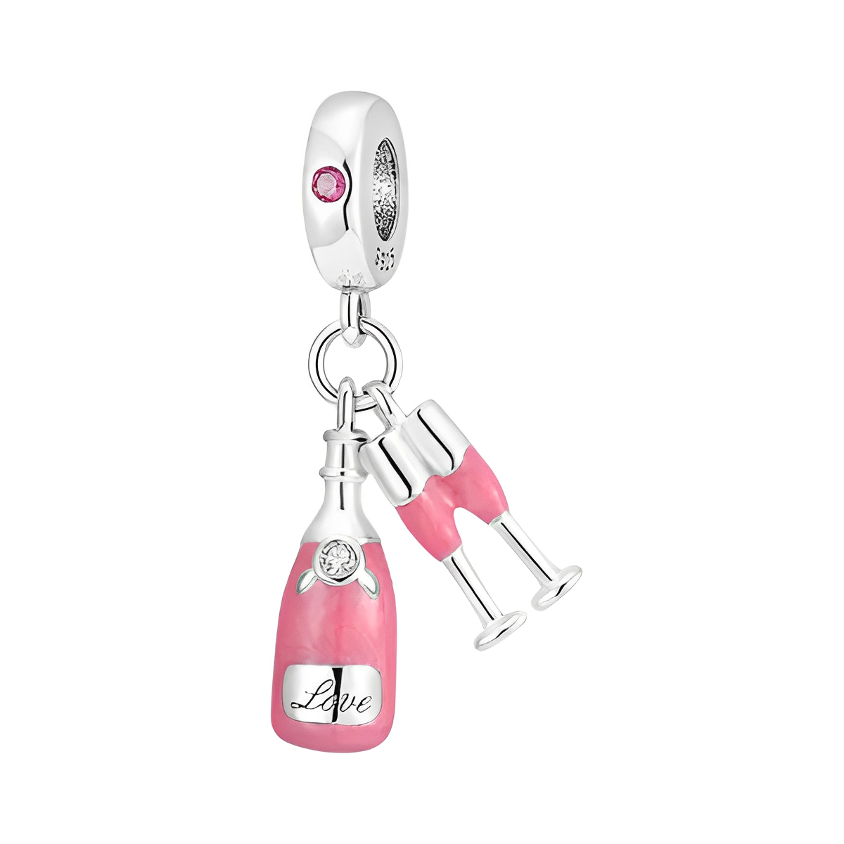 Barbie Cheers Charm S925 Sterling Silver