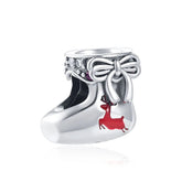 Christmas Boot Charm S925 Sterling Silver