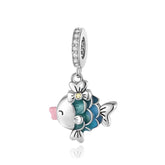 Fish Charm S925 Sterling Silver