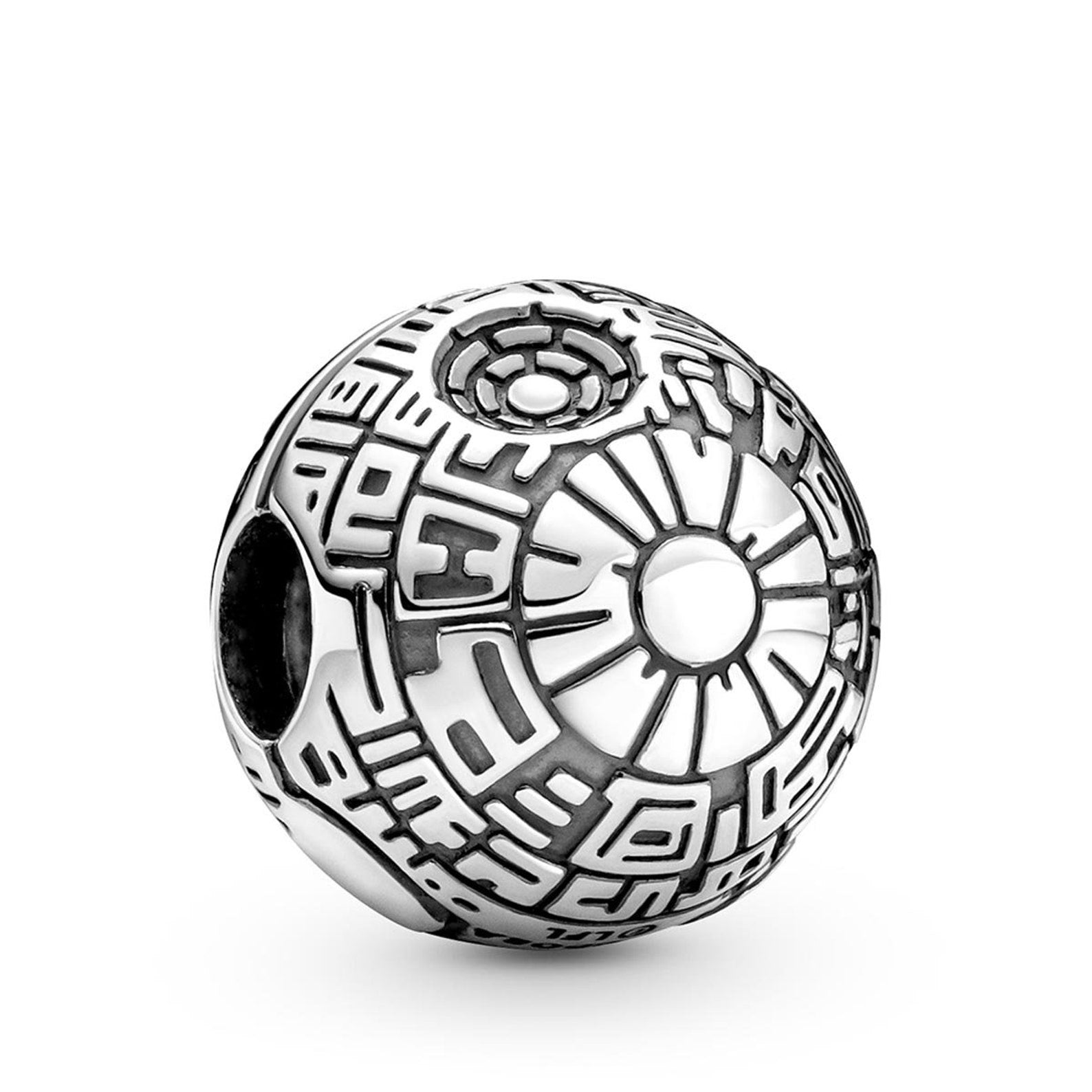 Disney Star War Death Star Clip S925 Charm Sterling Silver