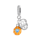 Basketball Charm S925 Sterling Silver