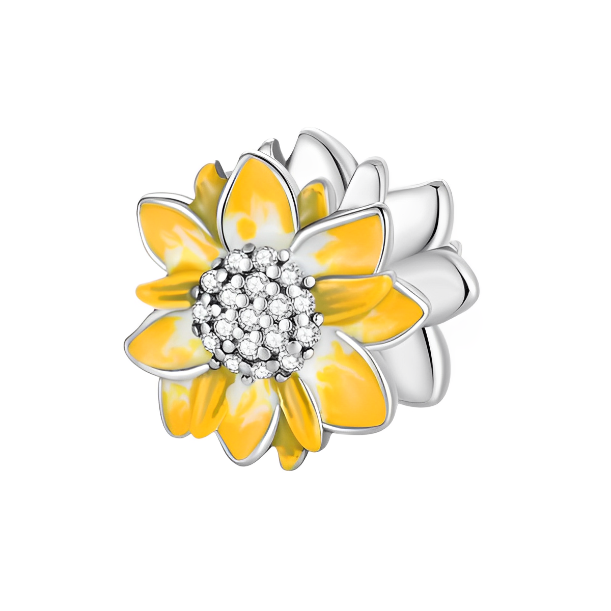 Sunflower Charm S925 Sterling Silver