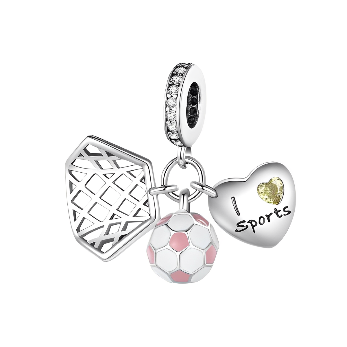 Sports Charm S925 Sterling Silver