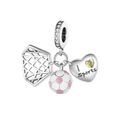 Sports Charm S925 Sterling Silver