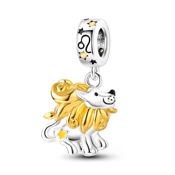 Leo Zodiac Charm S925 Sterling Silver