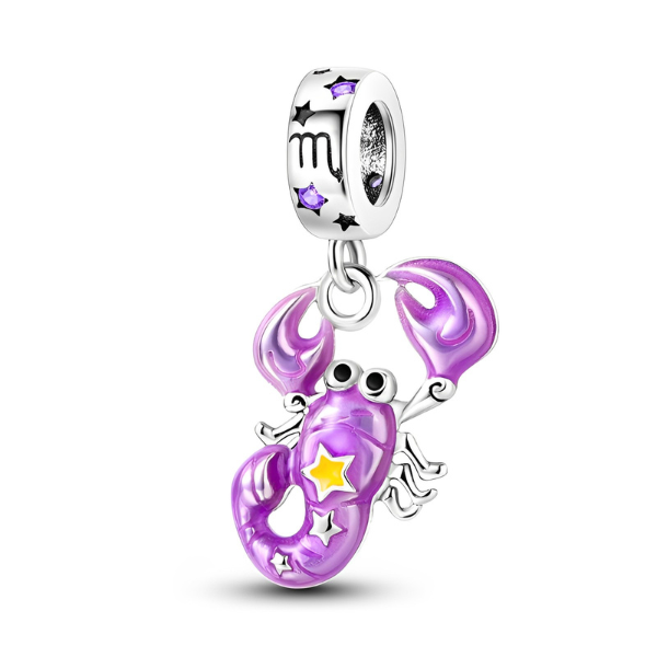 Scorpio Zodiac Charm S925 Sterling Silver