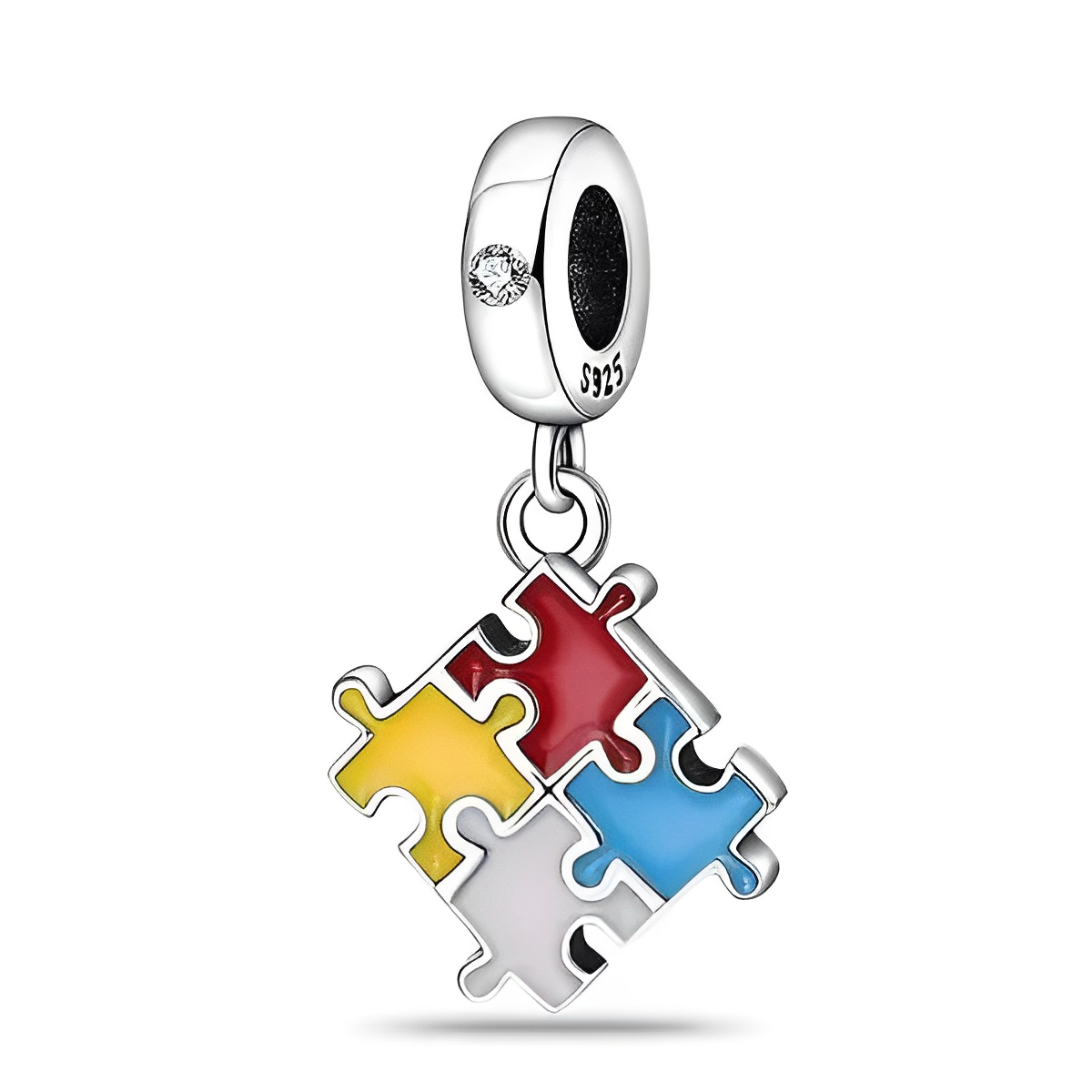 Autism Charm S925 Sterling Silver