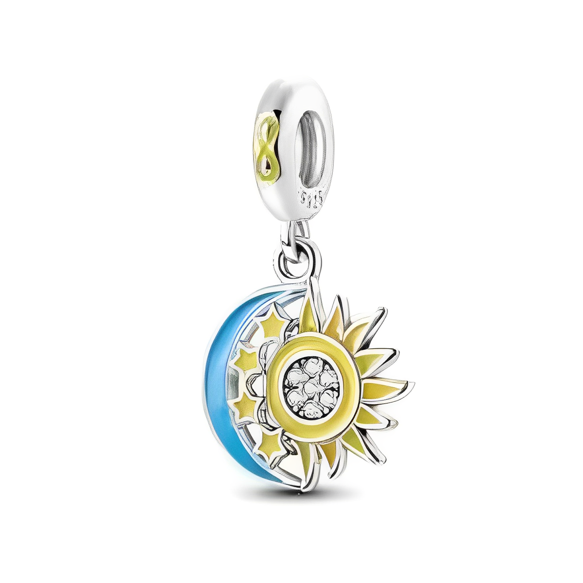 Eclipse Charm S925 Sterling Silver