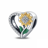 Sunflowers Charm S925 Sterling Silver