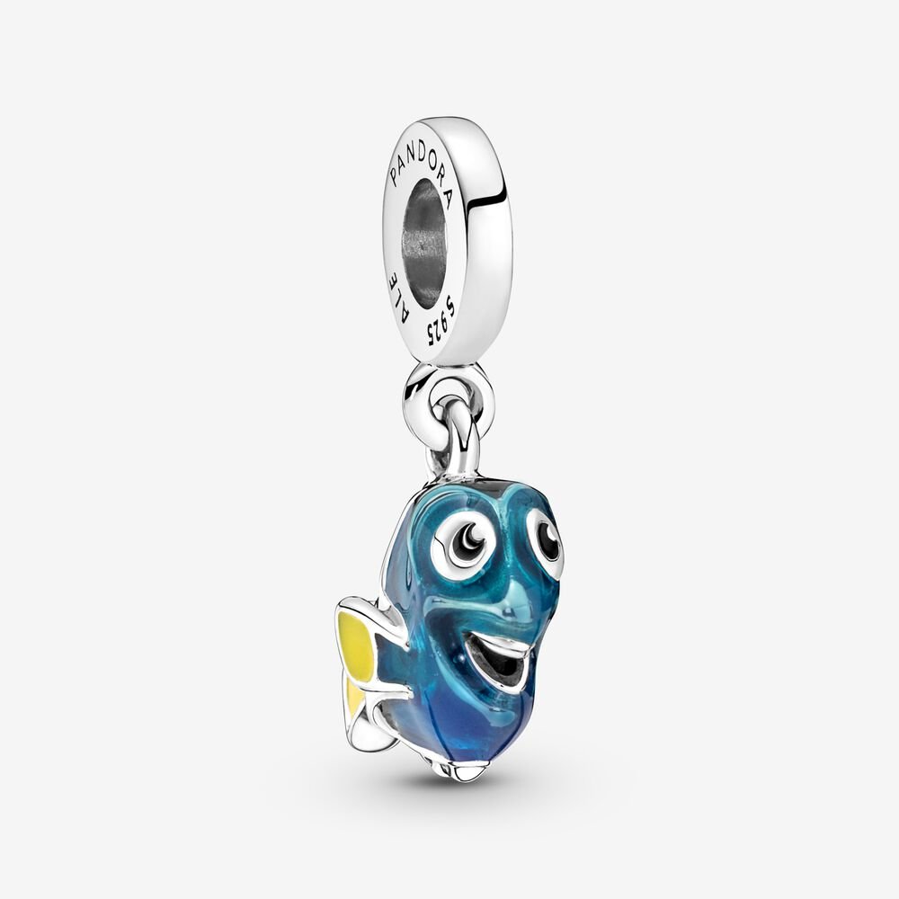 Disney Pixar Dory Dangle S925 Charm Sterling Silver