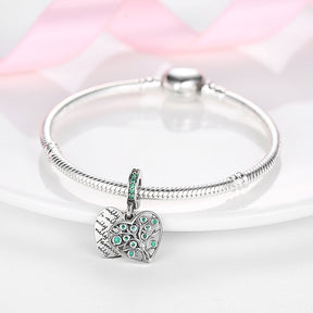 Family Tree Charm S925 Sterling Silver