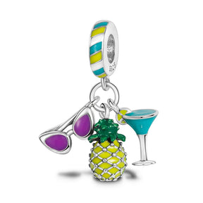 Pineapple Charm S925 Sterling Silver