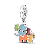 Elephant Charm S925 Sterling Silver