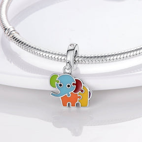 Elephant Charm S925 Sterling Silver