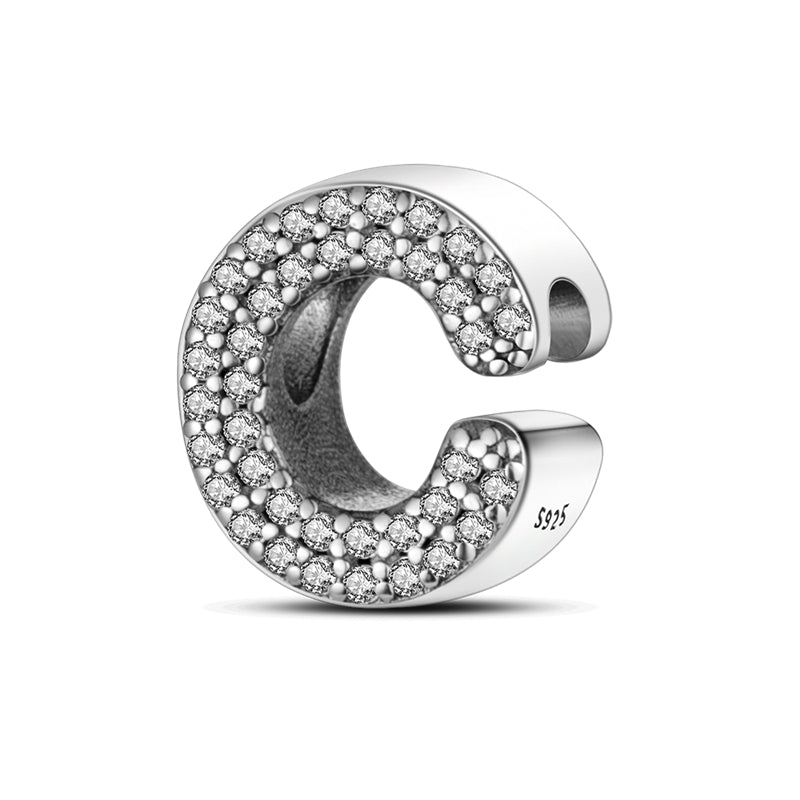 C Charm S925 Sterling Silver