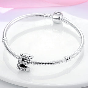 E Charm S925 Sterling Silver