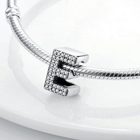 E Charm S925 Sterling Silver