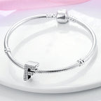 F Charm S925 Sterling Silver