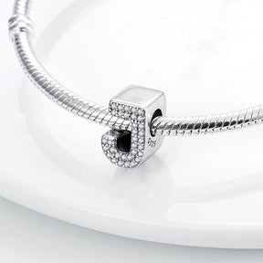 J Charm S925 Sterling Silver