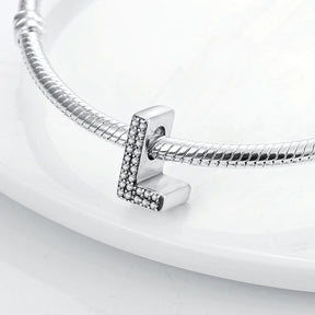 L Charm S925 Sterling Silver