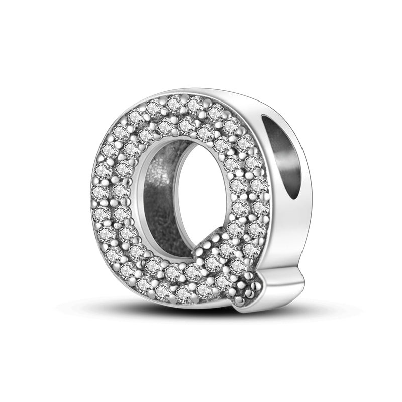 Q Charm S925 Sterling Silver