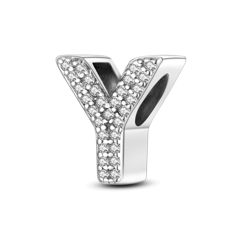 Y Charm S925 Sterling Silver