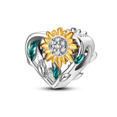 Sunflower Charms S925 Sterling Silver