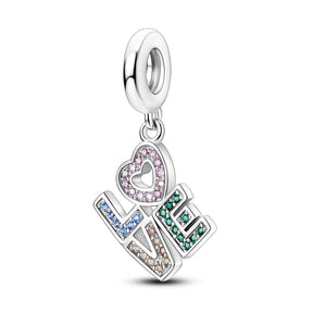 Love Colors Charm S925 Sterling Silver