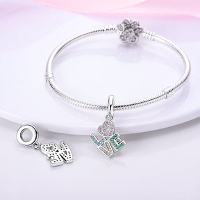 Love Colors Charm S925 Sterling Silver