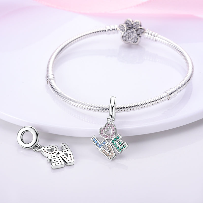 Love Colors Charm S925 Sterling Silver