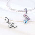 Butterflies Charm S925 Sterling Silver