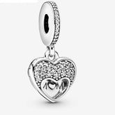 I Love My Mum Dangle S925 Charm Sterling Silver