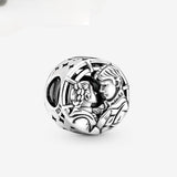 Disney Star War Han Solo & Leia S925 Charm Sterling Silver