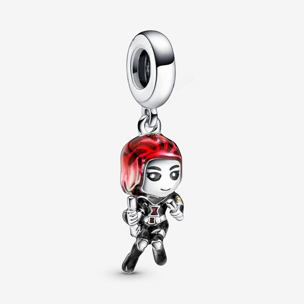 Marvel: Black Widow Dangle Charm S925 Sterling Silver